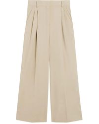 Weekend by Maxmara - Wide-Leg-Hose mit Bundfalten - Lyst