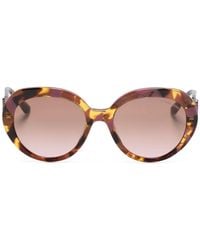 Michael Kors - San Lucas Round-Frame Sunglasses - Lyst