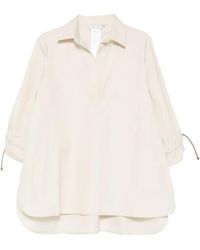 Max Mara - Adorni Blouse Met Trekkoorden - Lyst