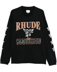Rhude - Sweatshirt mit Adlerstern - Lyst