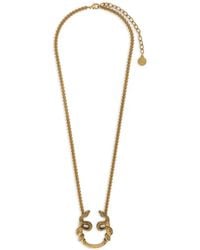 Roberto Cavalli - Snake-Pendant Chain Necklace - Lyst
