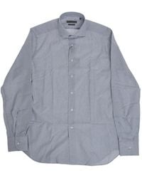 Corneliani - French-Collar Long-Sleeve Shirt - Lyst