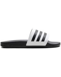 adidas - Sandalias Adilette Comfort Cloud White/Core Black - Lyst