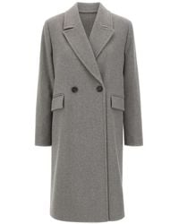 Kaos - Double-Breasted Coat - Lyst