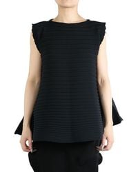 Pleats Please Issey Miyake - Bounce Knit Blouse - Lyst