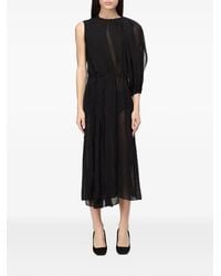 CRI.DA - Electra Polka-Dot Asymmetric Midi Dress - Lyst