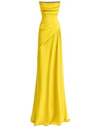 Gemy Maalouf - Robe-Bustier À Ornements De Perles - Lyst