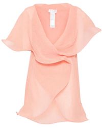 Genny - Top Con Diseño Drapeado - Lyst