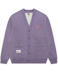 Aape By A Bathing Ape - Heart-Patch Button-Up Cardigan - Lyst