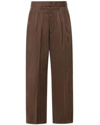Dondup - Herringbone Pleated Trousers - Lyst