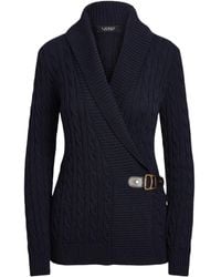 Ralph Lauren - Cardigan Con Fibbia - Lyst