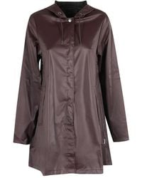 Rains - A-line Hooded Jacket - Lyst