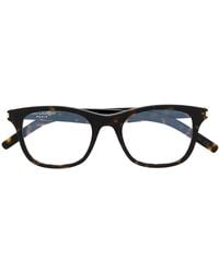 Saint Laurent - Eckige 'Sl 286 Slim' Brille - Lyst