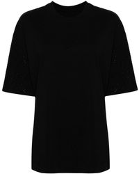 JNBY - Stud-embellished Cotton T-shirt - Lyst