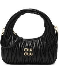 Miu Miu - Wander Handtasche Mit Falten - Lyst