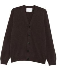Amaranto - V-Neck Button-Up Cardigan - Lyst