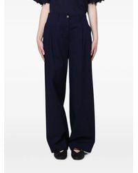 MEIMEIJ - Pleated Wide-Leg Trousers - Lyst