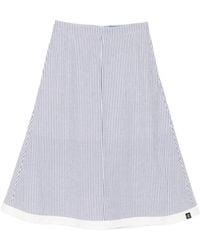 SPORT b. by agnès b. - Striped Midi Skirt - Lyst