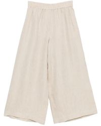 Weekend by Maxmara - Felino Elasticated Cropped Trousers - Lyst