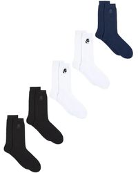 Karl Lagerfeld - Set Di 5 Paia Di Calzini Kameo Con Logo - Lyst