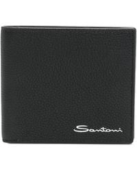 Santoni - Logo-Print Wallet - Lyst