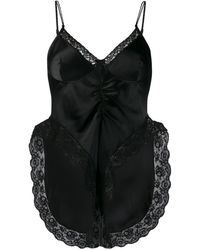 Alexander Wang Oberteil mit Spitze - Schwarz