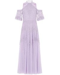 Needle & Thread - Scallop Halterneck Gown Maxi Dress - Lyst
