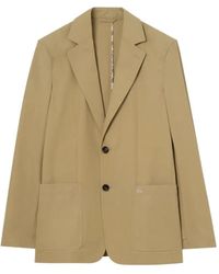 Burberry - Technical Cotton Tailored Jacket - Lyst