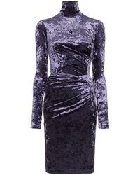 Off-White c/o Virgil Abloh Jurk Met Gestrikte Hals - Blauw