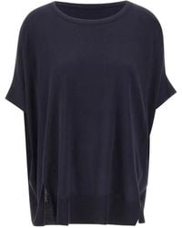 Elena Miro - Jersey De Canalé Con Cuello Redondo - Lyst