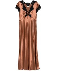 RIXO London - Vestido Amari con ribete de encaje - Lyst