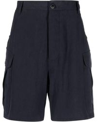 Giorgio Armani - Shorts Ampi Con Tasche Cargo - Lyst