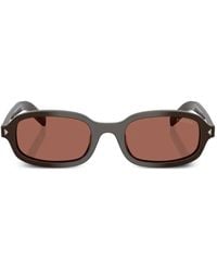 Prada - Rectangle-Frame Sunglasses - Lyst