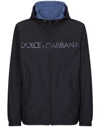Dolce & Gabbana - Reversible Parka With Print - Lyst