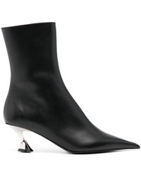 Mugler - 60Mm Leather Ankle Boots - Lyst