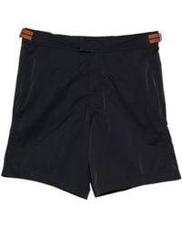 ZEGNA - Buckle-Fastening Swim Shorts - Lyst
