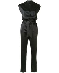 RTA - Jumpsuit Met Gestrikte Taille - Lyst