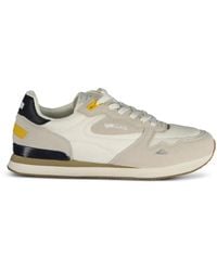 Gas - Panelled Lace-Up Sneakers - Lyst