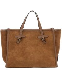 Gianni Chiarini - Marcella Club Knot-Detail Suede Tote Bag - Lyst