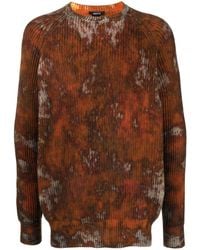 Avant Toi - Gerippter Pullover mit Boreal-Print - Lyst