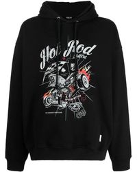 FIVE CM - Terry Graphic-Print Cotton Hoodie - Lyst