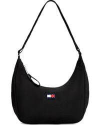 Tommy Hilfiger - Bolso con diseño de media luna y parche del logo - Lyst