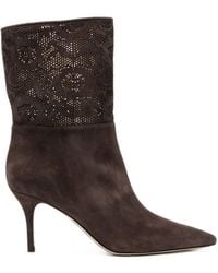 Arteana - Thalia Laser-Cut Ankle Boots - Lyst