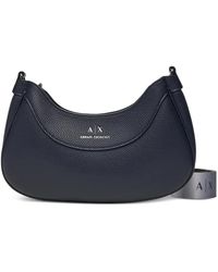 ARMANI EXCHANGE - Logo-Print Shoulder Bag - Lyst