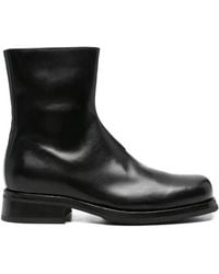 Eraldo - Side-Zip Leather Boots - Lyst