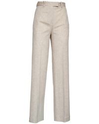 Circolo 1901 - Belt Loops Straight Trousers - Lyst