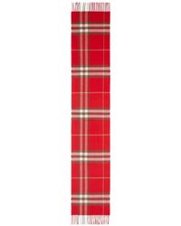 Burberry - Bufanda De Cachemira Con Motivo De Classic Check - Lyst