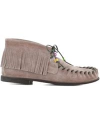 Alexander Hotto - Fringe-Detail Ankle Boots - Lyst