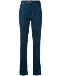 Marques'Almeida Vaqueros pitillo - Azul