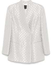 Giorgio Armani - スパンコール ダブルジャケット - Lyst